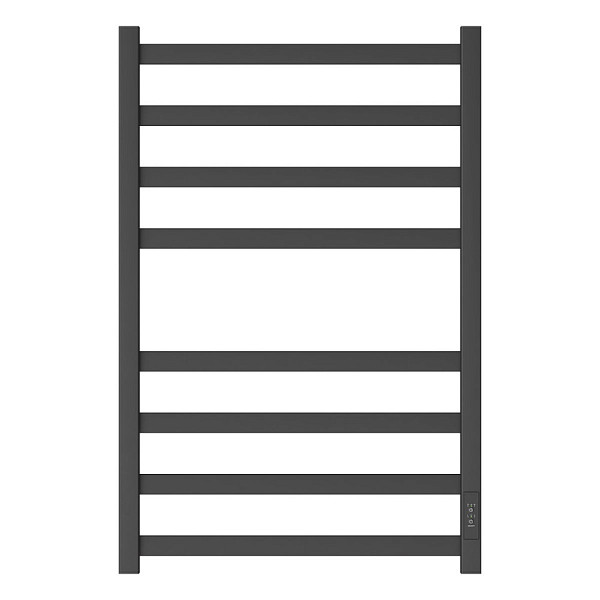 Полотенцесушитель электрический Point Меркурий PN83858B П8 500x800, диммер справа, черный