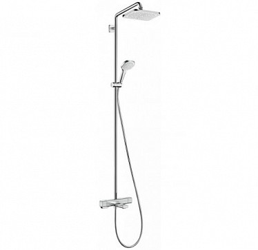 Душевая стойка Hansgrohe Showerpipe 280 1jet с термотатом для ванны 27687000