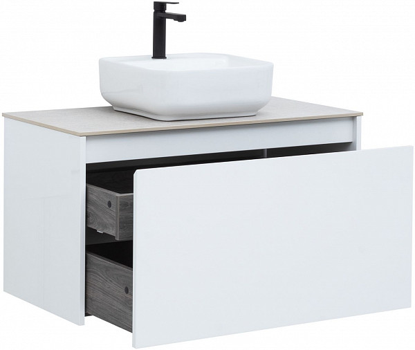 Тумба под раковину Aquanet Nova Lite 90 белый (1 ящик) 00242257