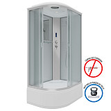 Душ.каб. NG-2310-14RP (1200х800х2150) высокий поддон(40см) стекло МАТОВОЕ 4 места