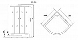 Душевая кабина GROSSMAN GR250 (100*100*205)