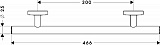 Поручень Hansgrohe Logis 40513000