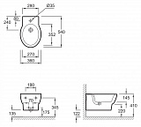 Биде подвесное Jacob Delafon Ove E1586-00