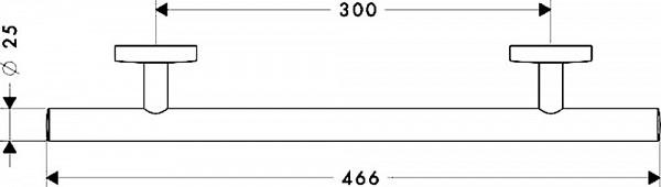 Поручень Hansgrohe Logis 40513000