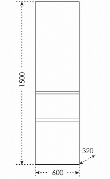 Пенал Марс 40 подвесной Санта 700164