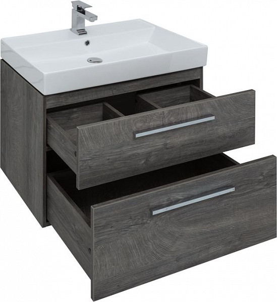 Мебель для ванной Aquanet Nova 75 дуб рошелье (2 ящика) 00243251