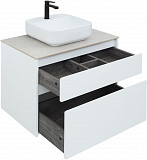 Тумба под раковину Aquanet Nova Lite 75 белый (2 ящика) 00242272