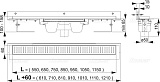 Душевой лоток AlcaPlast APZ1004-1150 Flexible Водоотводящий желоб