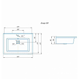 Раковина Оскар 65