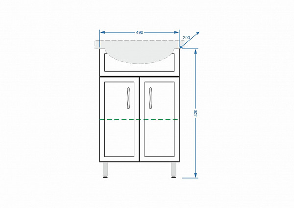 Тумба "Концепт 55", Эрика 55