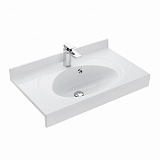 Раковина под тумбу Акватон - ОТЕЛЬ 3/80 с навесами 1A70063NOT010