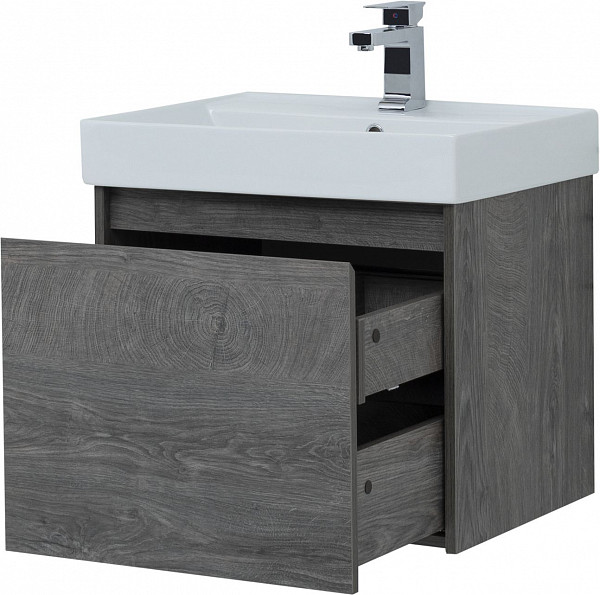 Тумба под раковину Aquanet Nova Lite 60 дуб рошелье (1 ящик) 00242570