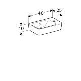 Раковина Geberit Renova Nr.1 Comprimo 276140000