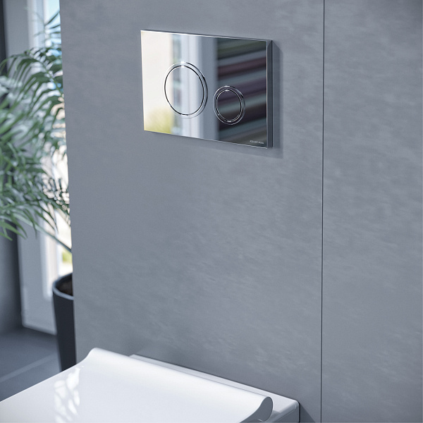 Панель смыва KOLLER POOL для инсталляции Alcora ST 1200 TWIN WHITE