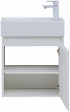 Тумба под раковину Aquanet Nova Lite 50 белый глянец (1 дверца) 00298853