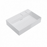 Раковина Kerama Marazzi LOGICA мебельная\подвесная без отверстий 70, белая глянцевая