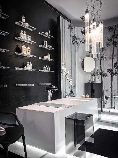 Зеркало Laufen Kartell 3.8633.1.084.000.1 прозрачный пластик