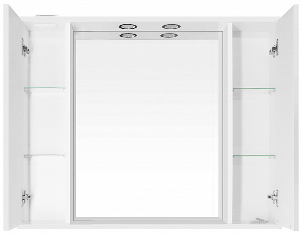 Зеркальный шкаф Style Line Жасмин 100х83 со светом