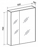 Зеральный шкаф Дакота 60