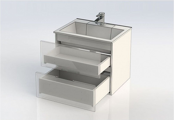 Тумба с раковиной Aquanet Алвита 60 белый 00213095