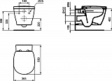 Унитаз подвесной Ideal Standard Connect E814901