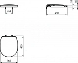 Крышка-сиденье Ideal Standard Space E129101