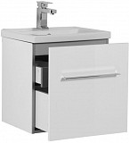 Тумба с раковиной Aquanet Порто 50 белый 00212575