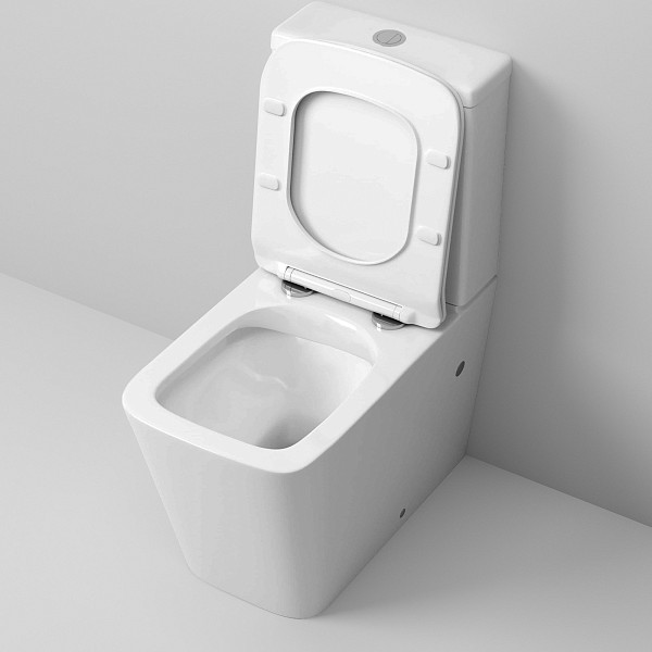 Унитаз GR-4445S-1 (635*365*810) напольный с тонкой крышкой из 2 мест