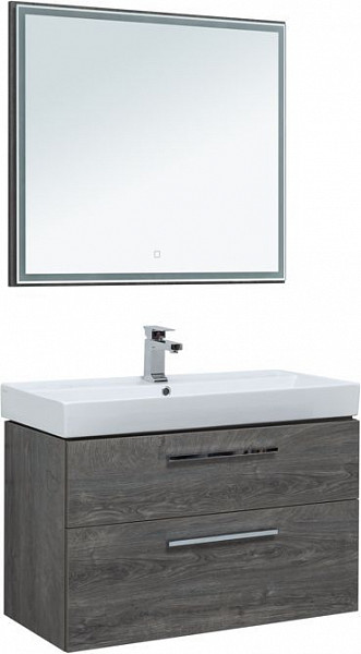 Мебель для ванной Aquanet Nova 90 дуб рошелье (2 ящика) 00243257