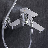 F40890A14 Gem набор 2в1: см-ль д/ванны/душа, верхний душ d 220 мм, ручн.душ 110 мм, 1 ф-ция, душевая