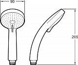 Душевая стойка Jacob Delafon July E45716-CP