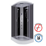 Душ.каб. NG-3512-14LF (1200х800х2150) низкий поддон(13см) стекло ТОНИРОВАННОЕ 3 места