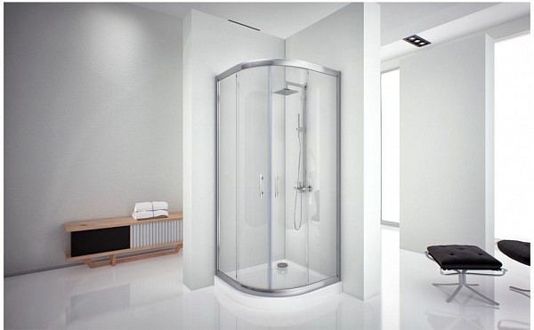 Душевой уголок Aquanet Alfa NAA2142 100x100, R550, прозрачное стекло NAA2142