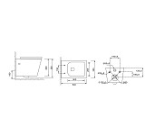 Унитаз GR-4495 Cristal (540*355*360) подвесной с толстой крышкой, 1 место