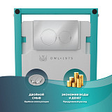 Кнопка смыва Titan Chrome Glance для инсталляции Hasvik (Хасвик), ABS пластик