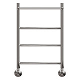 Полотенцесушитель водяной Point Афина PN04156P П3 500x600 с полкой, хром