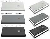 Экран для поддона Creto Ares 100x80, серый