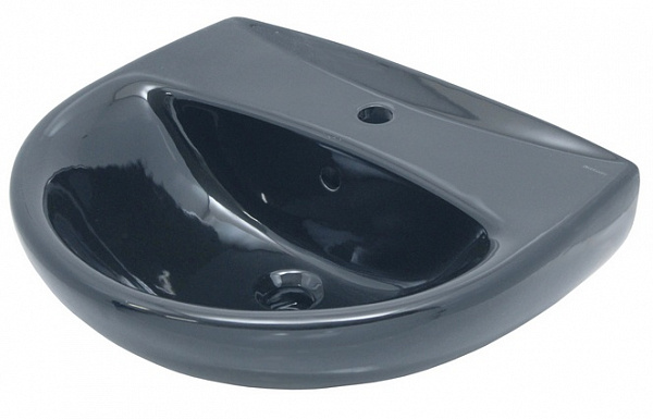 Умывальник ГРАНД 55 ГРАФИТ с 1-отв. (КЕРАМИН)