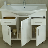 Тумба напольная Дублин 100 под раковину Эльбрус 100 Санта 223009