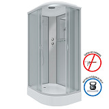 Душ.каб. NG-3312-14L (1200х800х2150) низкий поддон(13см) стекло МАТОВОЕ 3 места