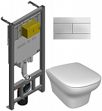 Комплект унитаз с инсталляцией Jacob Delafon Vox E21746RU-00