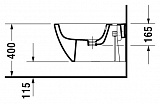 Биде подвесное Duravit Happy D.2 2258150000