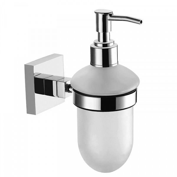 Дозатор жидкого мыла AZARIO RINA стеклянный, хром (AZ-87012)