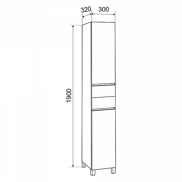 Пенал Emmy Джерси 30 (Правый)