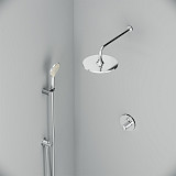 FP85A1RH20 X-Joy TouchReel, набор: нажимной см-ль д/в/душа, верхний душ 220 мм, держатель д/верхн.ду