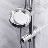 F0750A100 Inspire V2.0 душ.система, набор: верхн.душ d 250 мм, ручн.душ 3 ф-ции d 120 мм, переключат