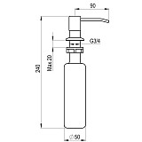 Дозатор Point PN3201W белый