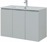 Тумба под раковину Aquanet Алвита New 100 3 дверцы, серый 00277532