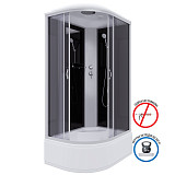 Душ.каб. NG-2510-14R (1200х800х2150) высокий поддон(40см) стекло ТОНИРОВАННОЕ 4 места