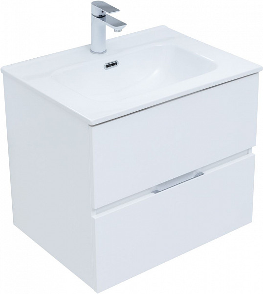 Мебель для ванной Aquanet Алвита New 60 2 ящика, белый матовый 00274216